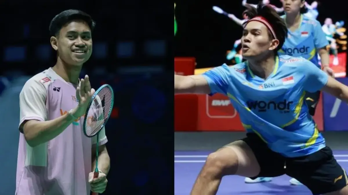 Jafar Hidayatullah dan Adnan Maulana dicoret dari skuad Indonesia untuk BWF World Championships 2026. Keduanya diduga melakukan pelanggaran integritas match fixing. (Dok. PBSI)